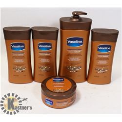 BAG OF VASELINE LOTION AND BUTTER