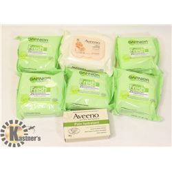 BAG OF SKIN CARE PRODUCTS