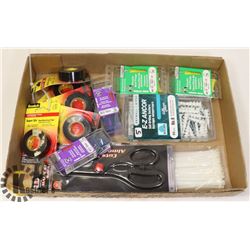 NEW ASSORTED WALL ANCHORS+ MORE