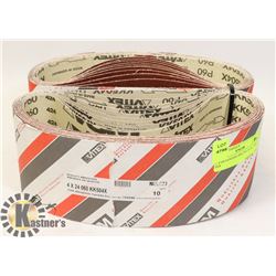2 VSM SANDING BELTS 4 X 24 / 10PC PER