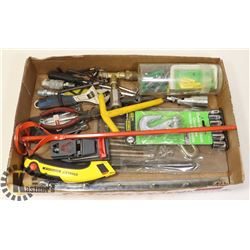 FLAT FULL OF ASSORTED TOOLS