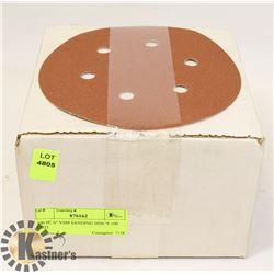 100 PC 6" VSM SANDING DISC'S 100 GRIT