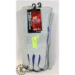 4 PAIRS BOBDALE WELDING UTILITY SERIES WORK GLOVES