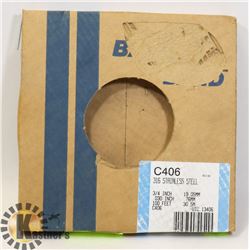 NEW CASE OF BAND-IT STAINLESS STEEL