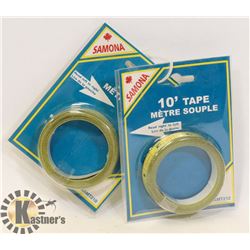 2 SELF ADHESIVE TAPE MEASURE 10FT EA