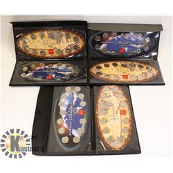 LOT OF 6 - 1999/2000 MILLENNIUM CANADIAN COIN SETS