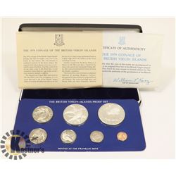 1979 SILVER BRITISH VIRGIN ISLANDS PROOF COIN