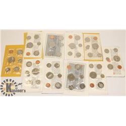 LOT OF 10 CANADIAN PROOF-LIKE SEALED MINT COIN