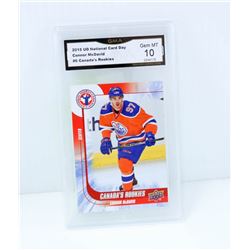 GRADED 10 CONNOR MCDAVID "CANADAS ROOKIES" CARD
