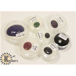 84 CARATS OF EMERALD, RUBY, SAPPHIRE, LAPIS