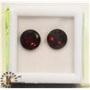 Image 1 : #43-RED GARNET MATCHING PAIR 4 CT