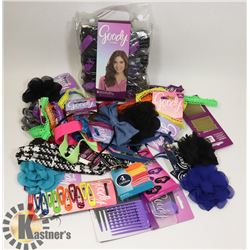 BOX FULL OF GOODY HAIR PRODUCTS