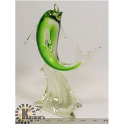 HAND BLOWN GLASS DOLPHIN