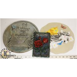 BOX OF GARDEN STONES