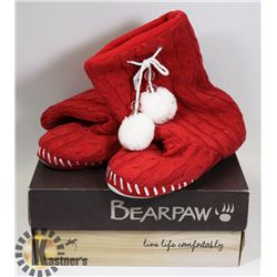 SIZE 8 BEAR PAW SLIPPERS