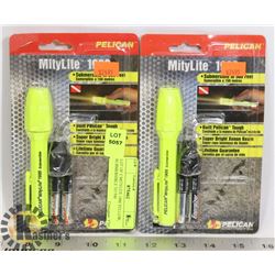 LOT OF 2 MITYLITE 1900 YELLOW, SUBMERSIBLE TO 500