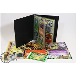 POKEMON BOOK WITH 40 HOLOGRAM CARDS & 3 GIANT