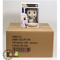 LOT OF 6 LORD OF THE RINGS SARUMAN FUNKOS