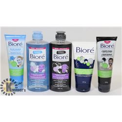 BAG OF ASSORTED BIORE PRODUCTS