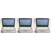 Image 1 : LOT OF 3 BLACK HP GOOGLE CHROMEBOOKS 14 W/ ADAPTER