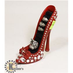 JEWELLERYSHOE WITH RINGS