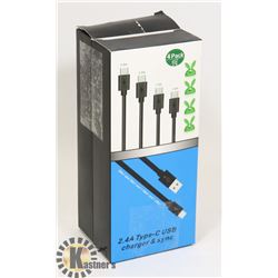 2 NEW 2.4A TYPE C USB CHARGER & SYNC
