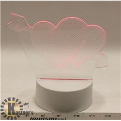NEW HEART SHAPED LED NIGHT LIGHT