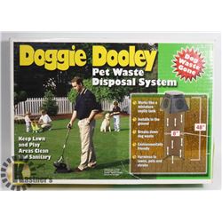 DOGGIE DOOLEY PET WASTE DISPOSAL SYSTEM