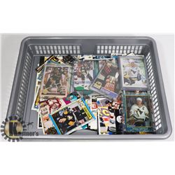 FLAT OF OVER 90 DIFFERENT MARIO LEMIUX CARDS