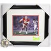 Image 1 : 16X18 FRAMED JOE MONTANA NEW SIGNED PRO STAR