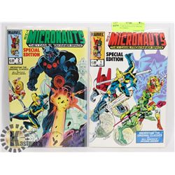 SET OF 2 MICRONAUGHTS SPECIAL EDITION COMICS