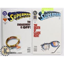 SET OF 2 ACTION COMICS #601 AND #602