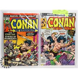 SET OF 2 CONAN THE BARBARIAN #47 AND #70 COMIC