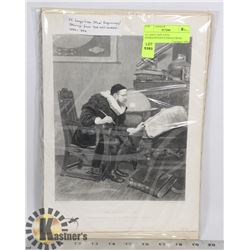 22 LARGE SIZE STEEL ENGRAVINGS/ETCHINGS FROM