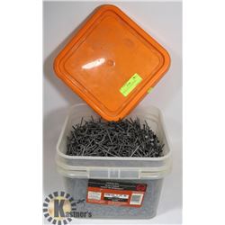 37LBS OF 2 1/2" COATED NAILS