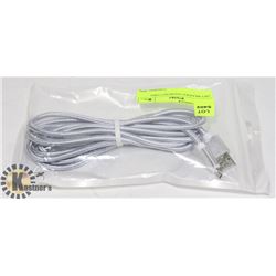 10FT BRAIDED ANDROID CORD.