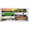 Image 1 : FLAT OF TOY TRAIN CARS.