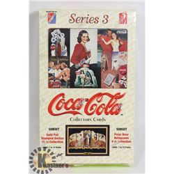 SEALED BOX OF COCA-COLA COLLECTOR CARDS