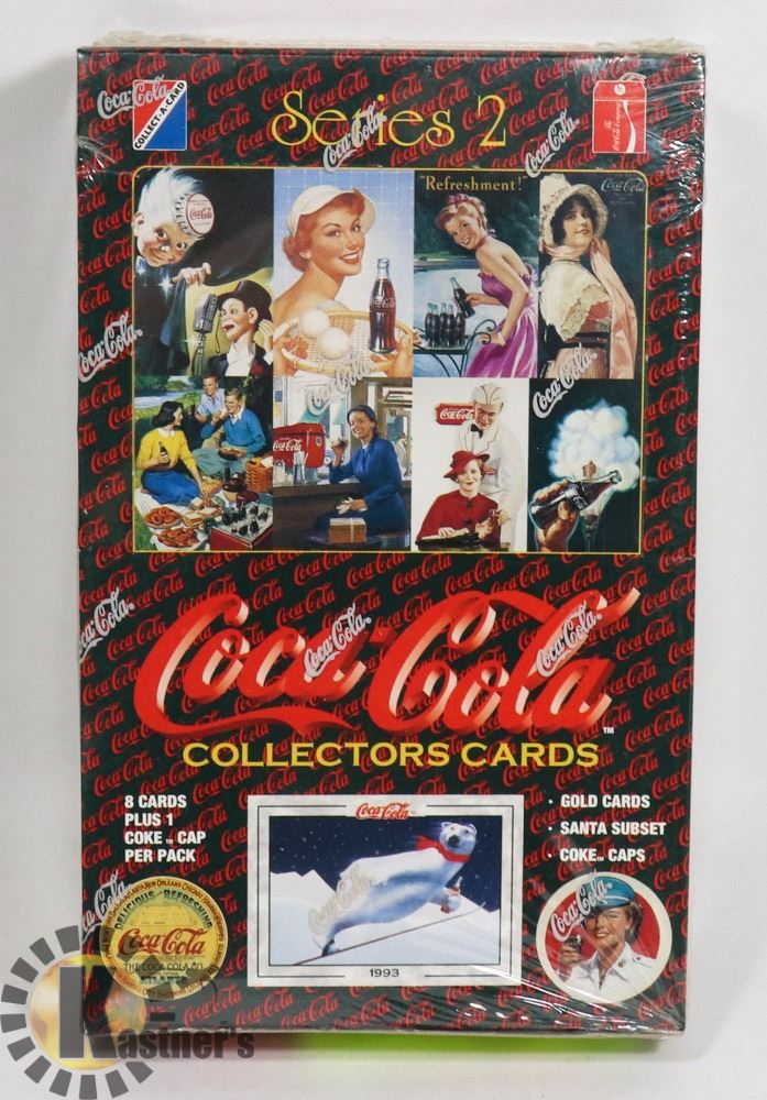 SEALED BOX OF COCACOLA COLLECTOR CARDS