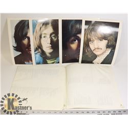 FLAT WITH BEATLES PICTURES AND RECORD INSERT