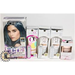 LOT OF HAIR COLOUR & BB CREAMS