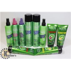 LOT OF ASSORTED HAIR PRODUCTS