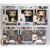 Image 1 : LOT OF 6 ASSORTED FUNKO POP VINYL FIGURES.