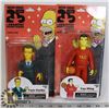 Image 1 : LOT OF 2 SIMPSONS FIGURES - TOM HANKS & YAO MING.