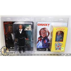 LOT OF 2 FIGURES- CHUCKY AND FREDDY