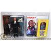 Image 1 : LOT OF 2 FIGURES- CHUCKY AND FREDDY