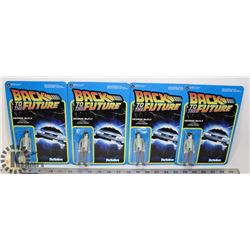 LOT OF 4 GEORGE MCFLY ACTION FIGURES