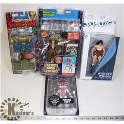 BOX OF ASSORTED ACTION FIGURES