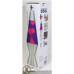 14.5" PURPLE/PINK LAVA LAMP.