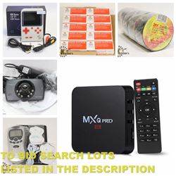 FEATURED ITEMS: TO BID SEARCH LOTS LISTED